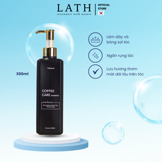 Dầu gội cà phê hữu cơ Lath Coffee Care Shampoo nuôi dưỡng bóng mượt tóc 300ml