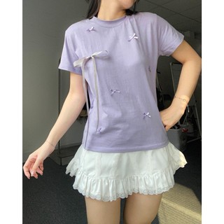Áo thun babytee đính nơ bạc - 247store.vn - bbt235_p10k4