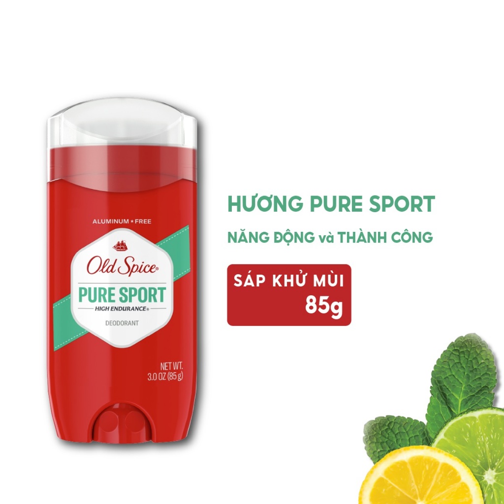 Sáp Khử Mùi Old Spice Pure Sport High Endurance Dành Cho Nam Giới Chơi Thể Thao Và Vận Động 85g | BigBuy360 - bigbuy360.vn