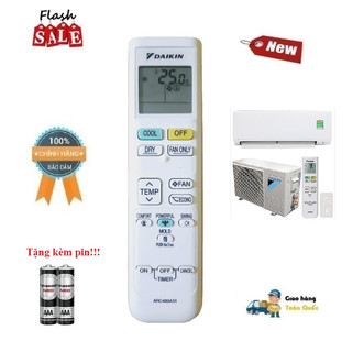 Remote Điều khiển điều hòa Dai_kin hàng theo máy mới 100%- Bao sống, bao test BH 6 tháng Tặng kèm Pin