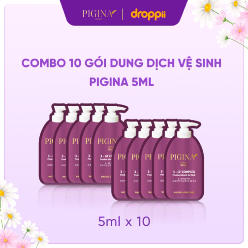 DUNG DỊCH VỆ SINH TÁI TẠO TẾ BÀO PIGINA 5ML - Pigina Intimate Gel Wash