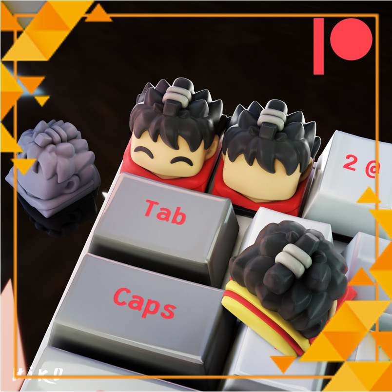 Keycap Anime One Piece Luffy Wano ( Phôi in 3D )