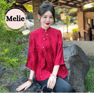 Pháp phục lễ chùa cổ tàu đính đá lụa gấm Tằm Thọ Đồ bộ đi chùa tay lỡ Set bộ lễ chùa cách tân gấm tằm Sang trọng