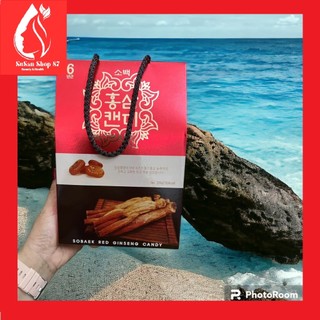 [Auth-Giá sỉ ] Kẹo Hồng Sâm cao cấp Sobaek Candy Ginseng dạng hộp (200g)