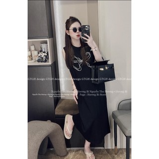 Siuu phẩm set váy nơ so hottt hàng freesize