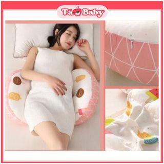 Gối đa năng cho me bầu và sau sinh nâng bụng tựa lưng chặn bé êm ái GOI03
