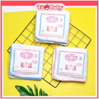 Khăn xô sữa cho bé Kiba 2 3 4 lớp cao cấp vệ sinh rửa mặt siêu mềm mịn an toàn thân thiện với trẻ KHSUA01 (Mới)