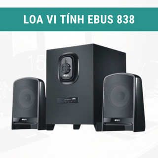 Loa vi tính bluetooth ebus 838 để bàn nghe nhạc có usb công suất 25w