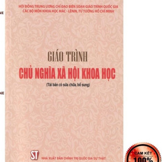 Sách - Giáo trình chủ nghĩa xã hội khoa học (Tái bản có sửa chữa, bổ sung) (GT)
