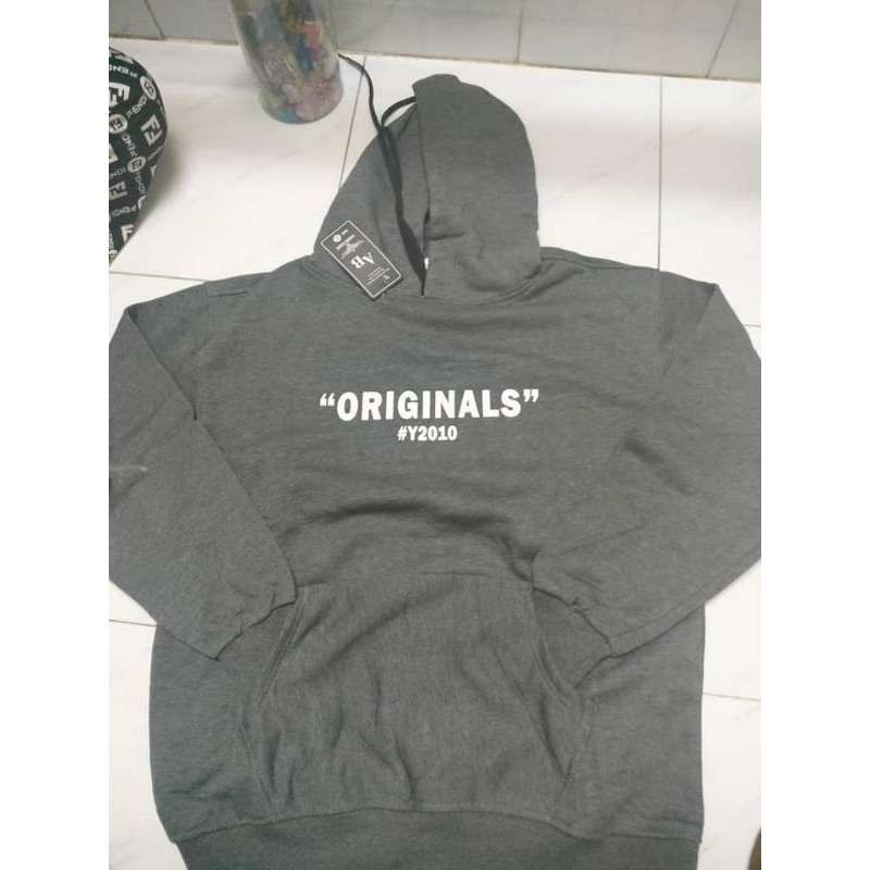 Áo Hoodie "ORIGINALS" Form Rộng chất nỉ bông dày DKSG, áo hoodie nam nữ form rộng nón 2 lớp