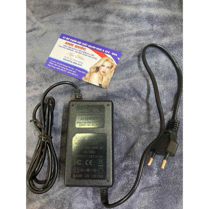 dây sạc vòm OMEGA12V-3V,dây nguồn máy spa 12V-3V