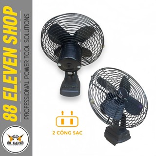 Quạt chỉnh tốc Mini lồng sắt chân phổ thông M21 (Có USB)