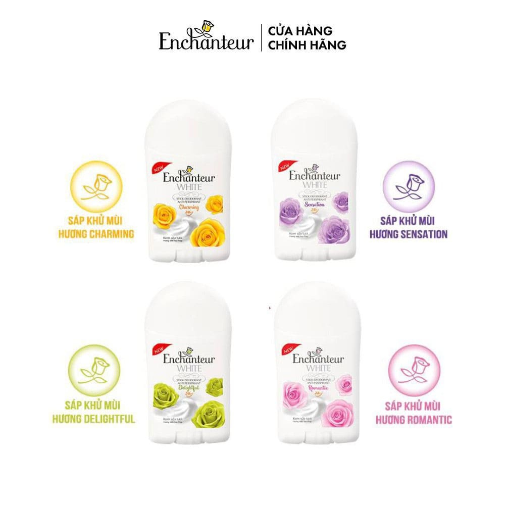 Lăn Và Sáp khử Mùi Nước Hoa Enchanteur 50ml