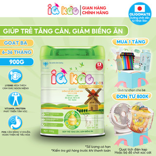  Sữa bột sữa dê IQ KAO Goat BA giúp bé ăn ngon tăng hệ miễn dịch và phát triển toàn diện hộp 900g 