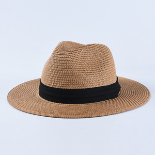 Mũ cói đi biển panama fedora cao bồi cowboy unisex M19-14