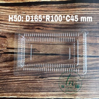 100 hộp H50 Đựng Thực Phẩm dùng một lần