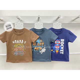 Áo cộc tay cho bé trai bé gái hãng mompa