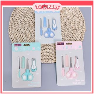 Bộ vỉ bấm móng tay cho bé sơ sinh Best BB 3 chi tiết BMONG04 Táo.baby
