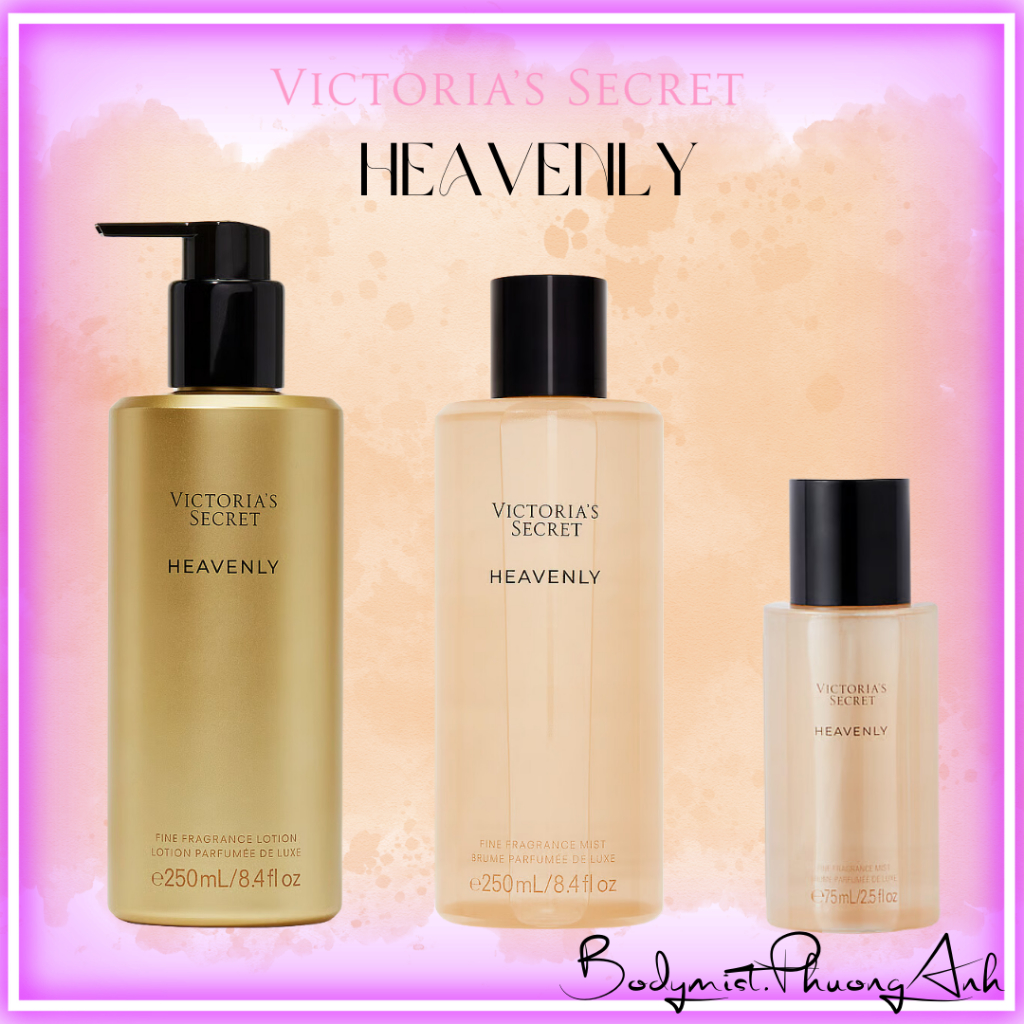 HEAVENLY - Xịt Thơm Toàn Thân | Lotion Dưỡng Thể Victoria's Secret Fine Fragrance