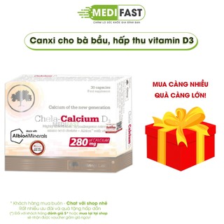 Chela Calcium bổ sung Canxi hữu cơ và D3 cho bà bầu, người lớn, mẹ sau sinh, không gây táo bón, nhập khẩu chính hãng