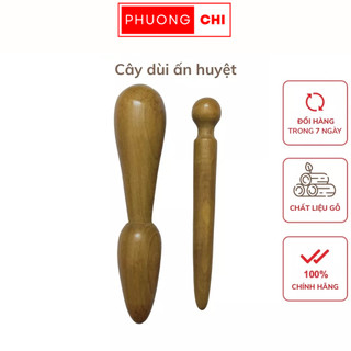 Dùi day bấm huyệt bằng gỗ thơm, dụng cụ ấn huyệt | phuongchistore