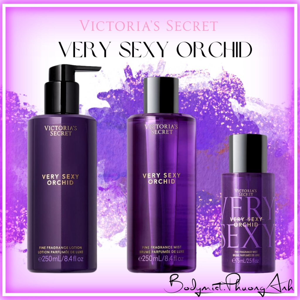 VERY SEXY ORCHILD - Xịt Thơm Toàn Thân | Lotion Dưỡng Thể Victoria's Secret Fine Fragrance