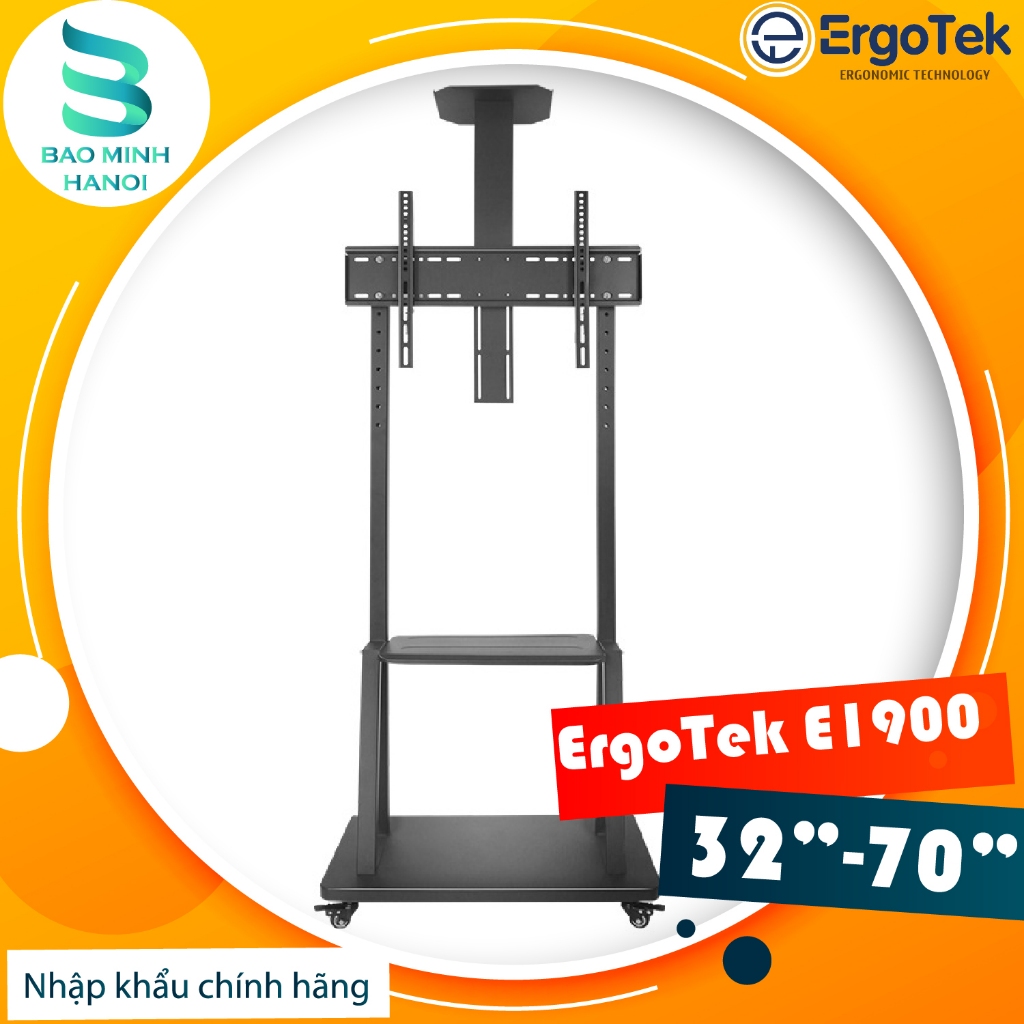 [ErgoTek E1900] [32 - 70 Inch] [Giá Treo Tivi Có Bánh Xe Chuyên Dụng] [Ưu Việt Hơn NB AVA1500 / 1700