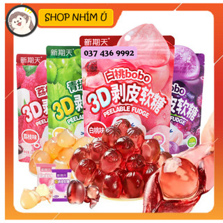 Kẹo dẻo 3D trái cây - Kẹo dẻo trái cây bóc vỏ Bobo