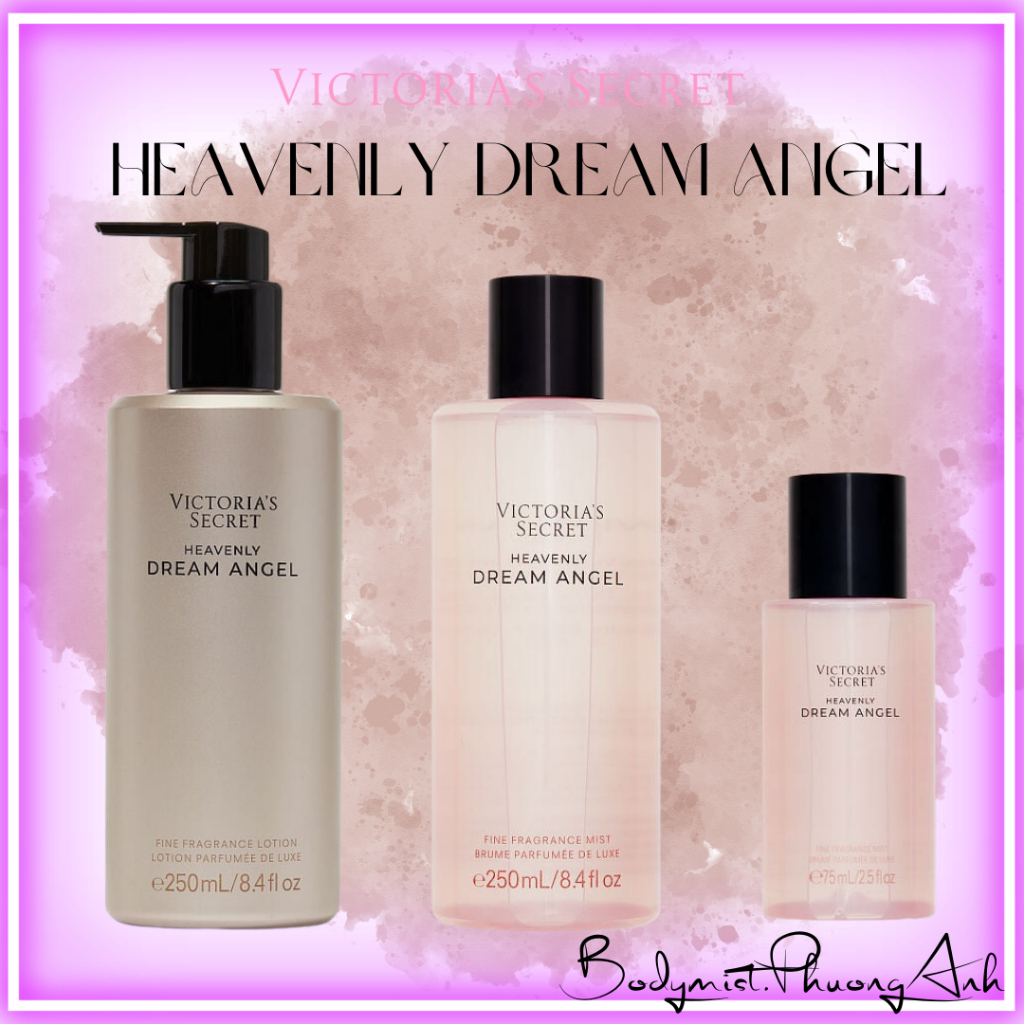 HEAVENLY DREAM ANGEL - Xịt Thơm Toàn Thân | Lotion Dưỡng Thể Victoria's Secret Fine Fragrance