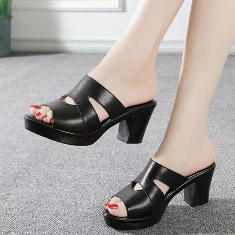 Dép nữ Tặng cho Mẹ HShop quai khoét 2 bên thoáng chân 3 phân, 5 phân, 7 phân, 8 phân đủ Size lớn nhỏ