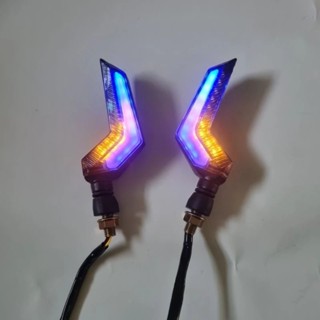 Xi nhan xe đạp điện 48v - xi nhan chữ Z led đuổi