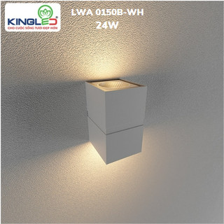 Đèn led gắn tường kingled - 24w lwa0150b-wh