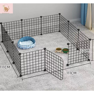 Combo chuồng quây, chuồng ghép chó mèo 12 tấm sắt