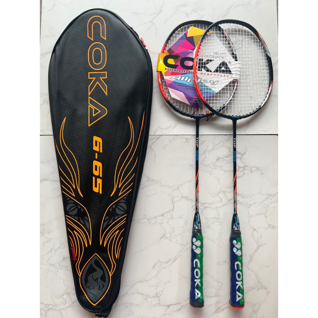 Vợt Cầu Lông COKA Dây Căng Sẵn 7-8Kg Kèm Dây Quấn Vợt - Camshop
