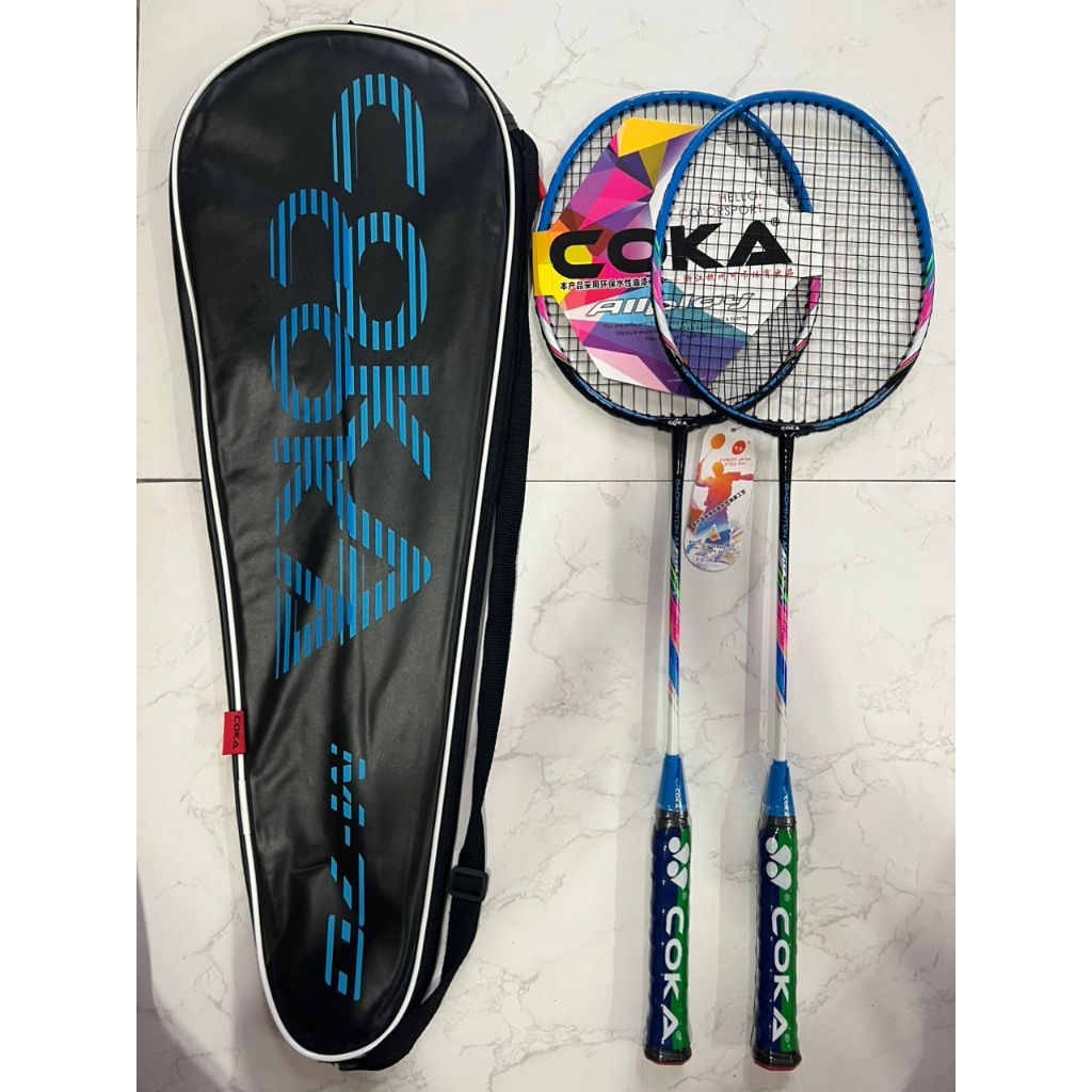 Vợt Cầu Lông COKA Dây Căng Sẵn 7-8Kg Kèm Dây Quấn Vợt - Camshop