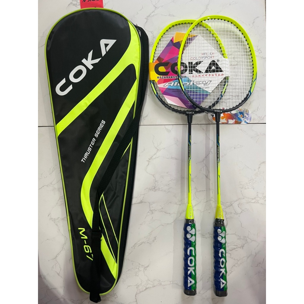 Vợt Cầu Lông COKA Dây Căng Sẵn 7-8Kg Kèm Dây Quấn Vợt - Camshop
