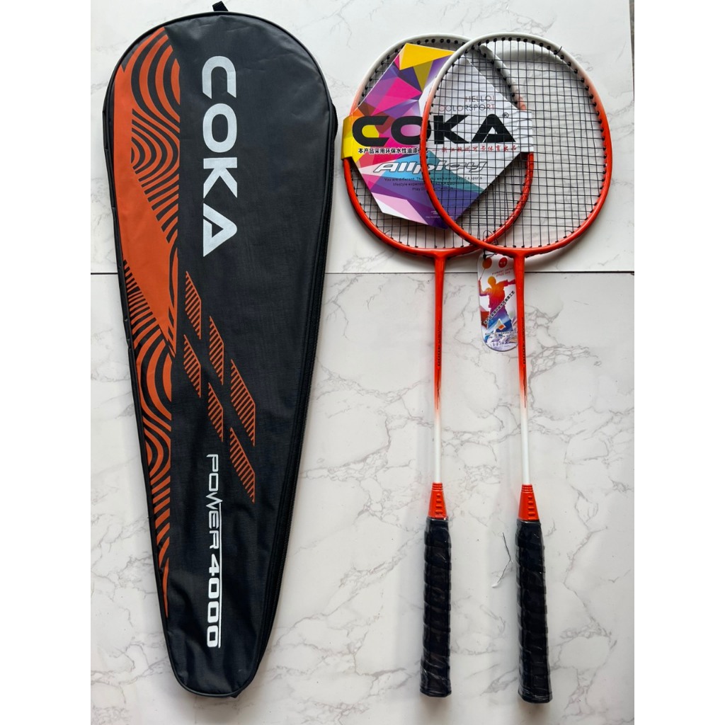 Vợt Cầu Lông COKA Dây Căng Sẵn 7-8Kg Kèm Dây Quấn Vợt - Camshop