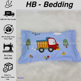 Bộ Gối Cotton Cho Bé - Tặng Kèm Ruột Gối - Kích Thước 35 x 50 cm