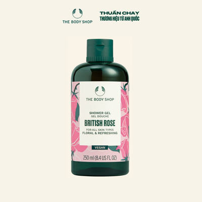 Sữa Tắm Hương Hoa Hồng Anh Quốc Tươi Mát & Thư Giãn British Rose Shower Gel The Body Shop