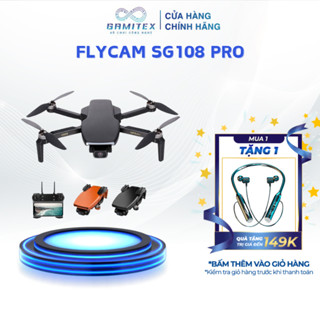 Flycam Máy Bay Điều Khiển Từ Xa Flycam SG108 Pro động cơ không chổi than gimbal chống rung camera sắc nét BH 12T [GD892]
