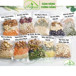 Set hạt dinh dưỡng nấu sữa hạt, set sữa hạt dinh dưỡng túi hút chân không mix sẵn 10 ngày