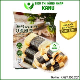 Bánh quế cuộn rong biển Weisiqi 208g siêu giòn ngon
