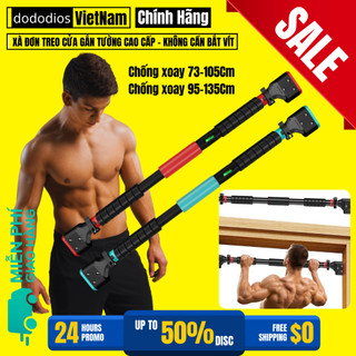 DODO Thanh xà đơn treo tường gắn cửa 2022 cao cấp chống xoay tùy chỉnh kích thước không cần vít phù hợp tập gym tại nhà