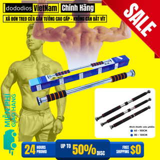 DODODIOS Thanh tập xà đơn treo tường gắn cửa nhiều cỡ từ 62-150cm tùy chỉnh phù hợp tập gym tại nhà tăng cơ bắp