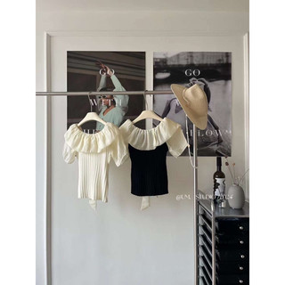 Áo thun phối nơ basic -LADY.Clothing
