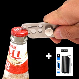 Dụng cụ rọc giấy đa năng mẫu 6 với nhiều chức năng, chất liệu thép không rỉ, sài lưỡi SK5 lựa chọn lý tưởng cho việc cắt