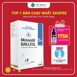 Minoxidil Bailleul 2%, 5% giúp kích mọc tóc (1 lọ lẻ)  - 