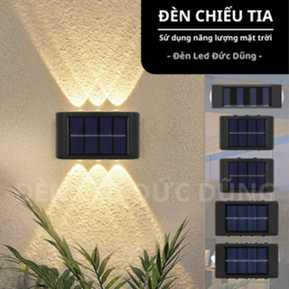  Đèn NLMT Gắn Tường 6 Tia - 8 Tia Chống Thấm Nước Trang Trí Hàng Rào   Cầu Thang   Sân Vườn 