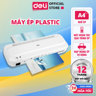  Máy Ép Plastic Khổ A4 Deli Chính Hãng Chuyên Dụng Dễ Dàng Sử Dụng Phù Hợp Ép Màng Ảnh Poster-E2132 