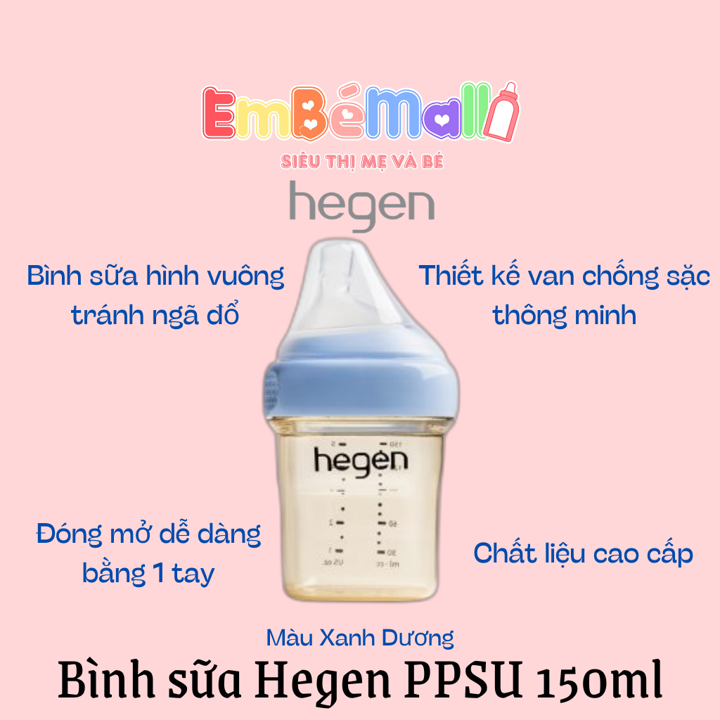 Bình sữa Hegen PPSU (60ml / 150ml / 240ml / 330ml)